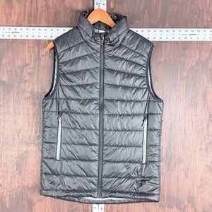 Forclaz by Decathlon MT100 Synthetic Puffer Vest Trek 100 Black Men's Large GUC